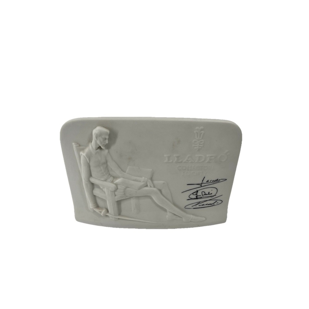 Lladro Daisa 1985 Bisque Display Plaque Don Quixote‎ Collectors Society Signed
